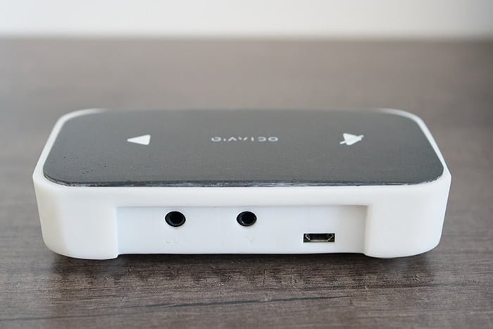 octavio lecteur audio reseau wifi connexions mini jack