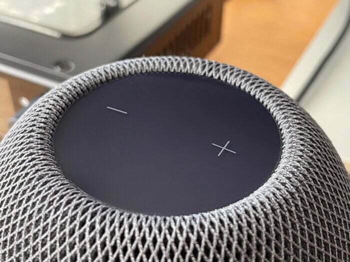 test homepod mini touch