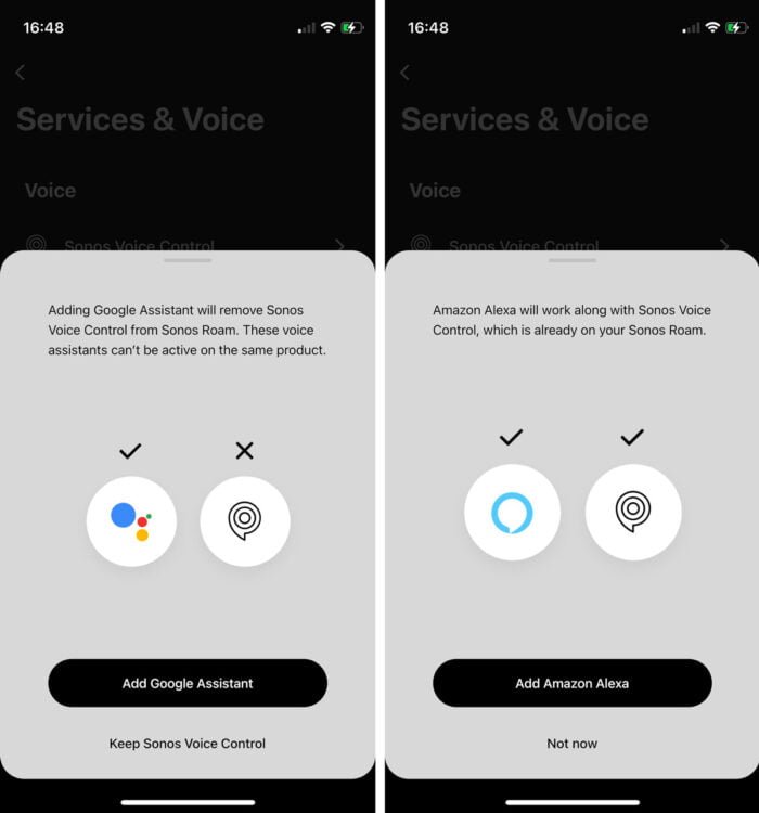 sonos voice control google alexa