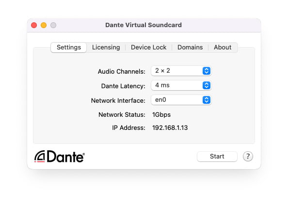 devialet custom dante virtual soundcard