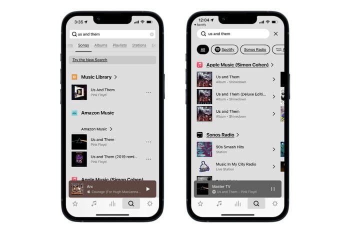 Sonos met à jour son moteur de recherche en moins bien