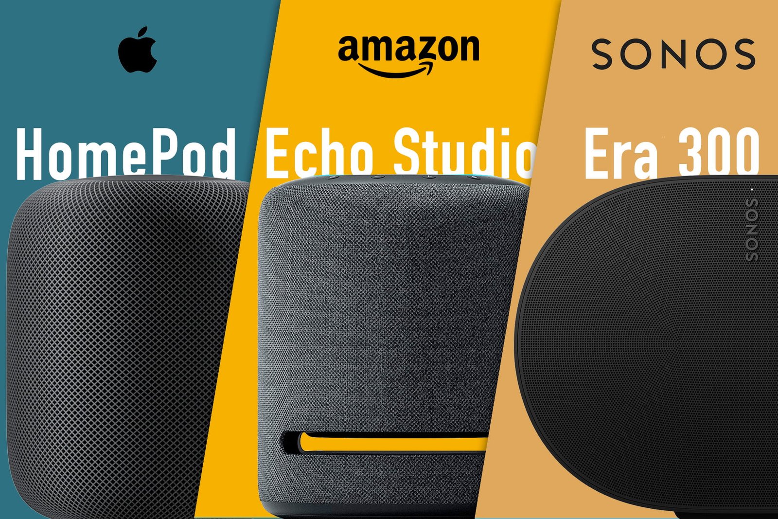 comparatif homepod echo studio era 300