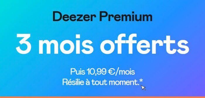 deezer premium gratuit 3 mois