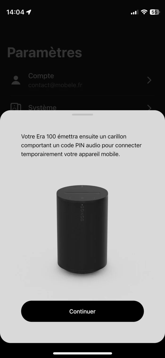 test sonos era 100 app installation étape 2 test sonos era 100 app installation étape 2