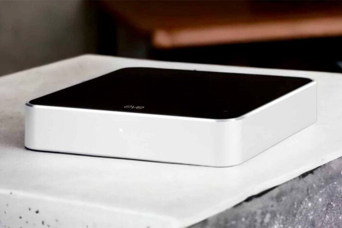 Eve Play : un lecteur réseau AirPlay 2 chez le spécialiste de la domotique HomeKit