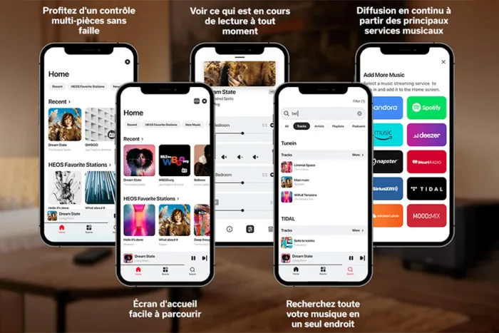 L'app multiroom HEOS se réorganise et devient plus pratique - HEOS app 3.1 2024