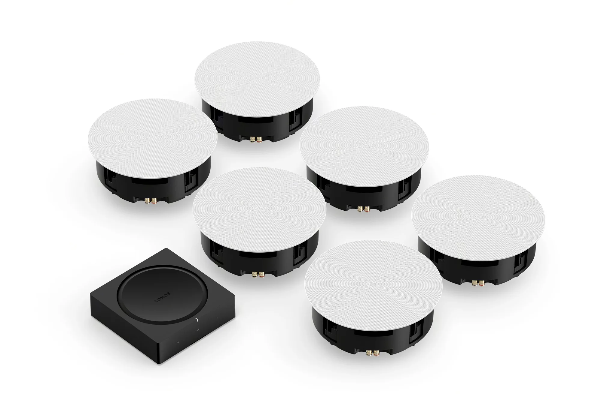 Sonos In-Ceiling 8 SBS-8 & Sonos Amp - Sonos In-Ceiling 8 SBS-8 & Sonos Amp